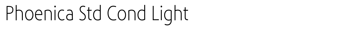 Phoenica Std Cond Light image